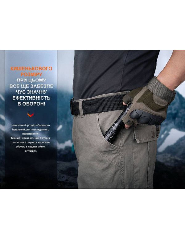 Ліхтар ручний Fenix PD40R V3.0, 3000 lm