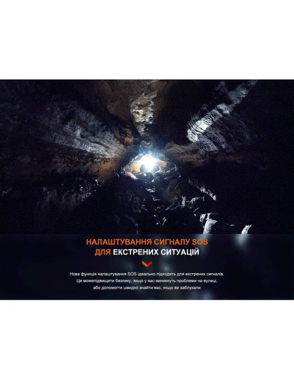 Ліхтар ручний Fenix PD40R V3.0, 3000 lm