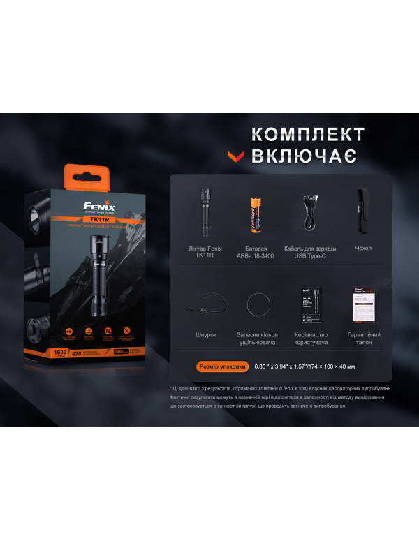 Ліхтар ручний Fenix TK11R