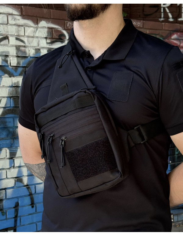 Чоловіча сумка кобура Bolt, чорна