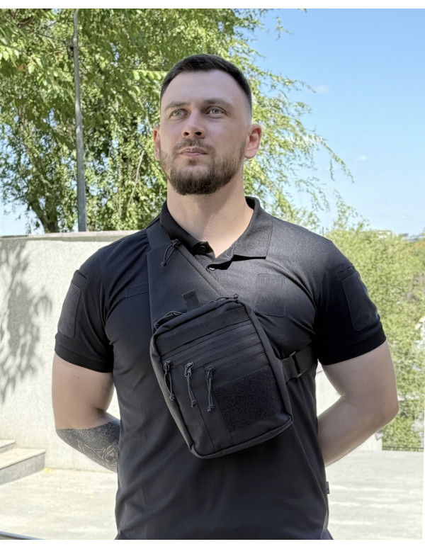 Чоловіча сумка кобура Bolt, чорна