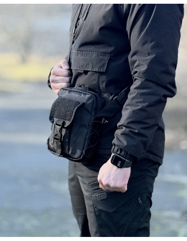 Чоловіча універсальна сумка Flint, чорна