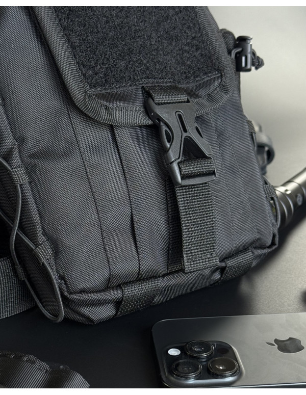 Чоловіча універсальна сумка Flint, чорна