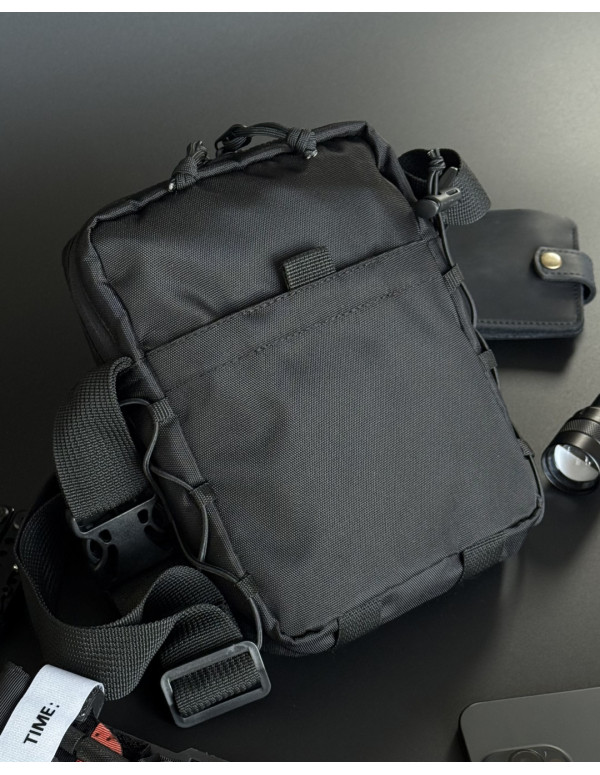 Чоловіча універсальна сумка Flint, чорна