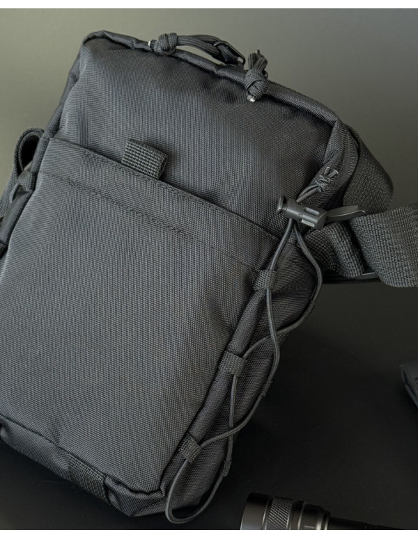 Чоловіча універсальна сумка Flint, чорна