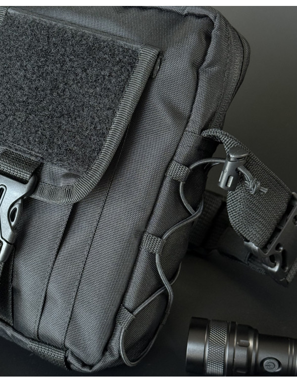 Чоловіча універсальна сумка Flint, чорна