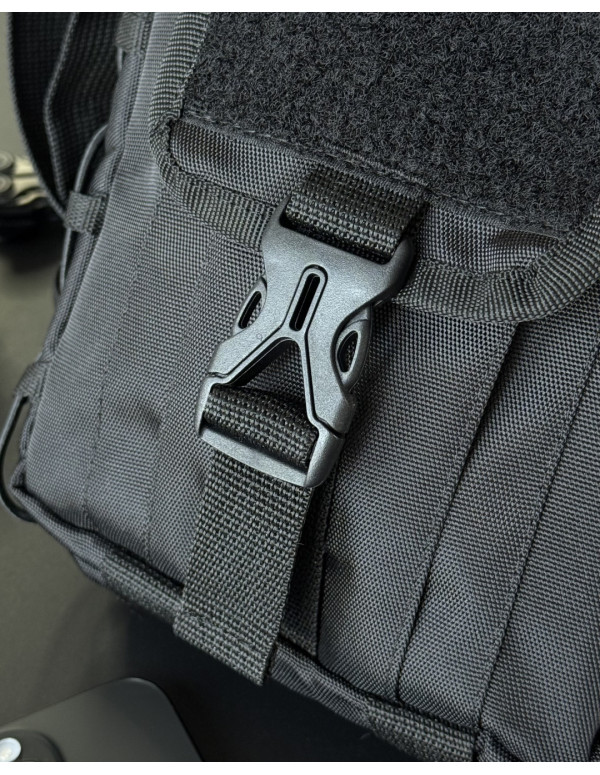 Чоловіча універсальна сумка Flint, чорна