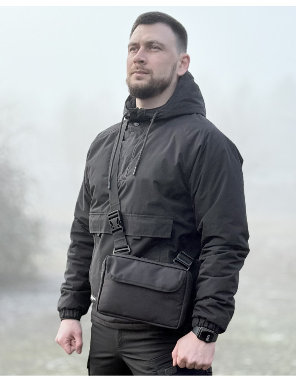 Чоловіча сумка трансформер Grav, чорна