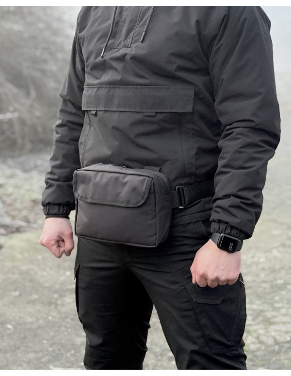 Чоловіча сумка трансформер Grav, чорна