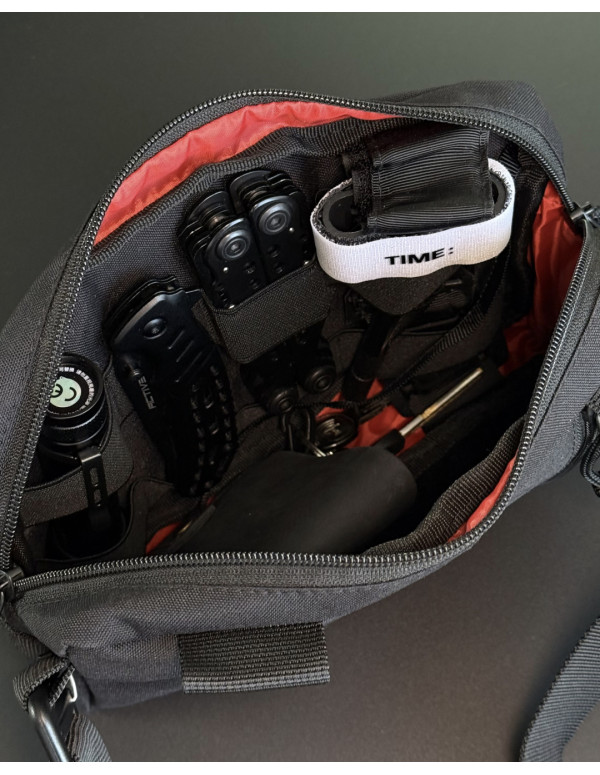 Чоловіча універсальна сумка Grid, чорна