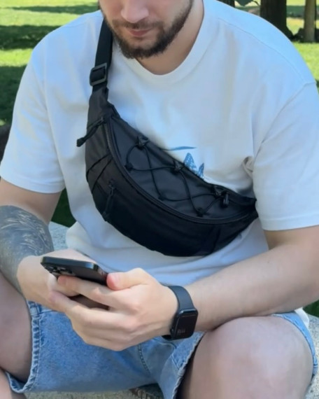 Поясна сумка Hawk, black