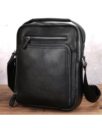 Шкіряна чоловіча сумка-барсетка Imperia, чорна