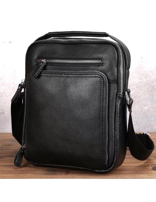 Шкіряна чоловіча сумка-барсетка Imperia, чорна