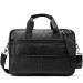 Шкіряна чоловіча сумка для ноутбука Ostin, чорна