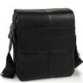 Шкіряна сумка чоловіча 21х24х6, барсетка через плече м'яка, месенджер для гаджетів BEXHILL TD-21334A