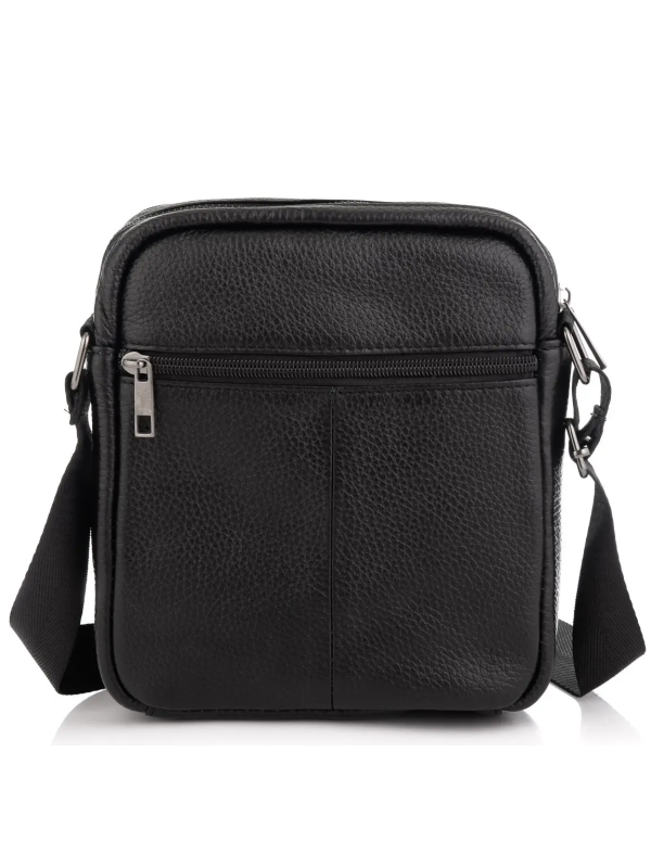 Сумка чоловіча через плече Alba, чорна