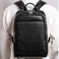 Чоловічий рюкзак шкіряний для ноутбука Montel , чорний