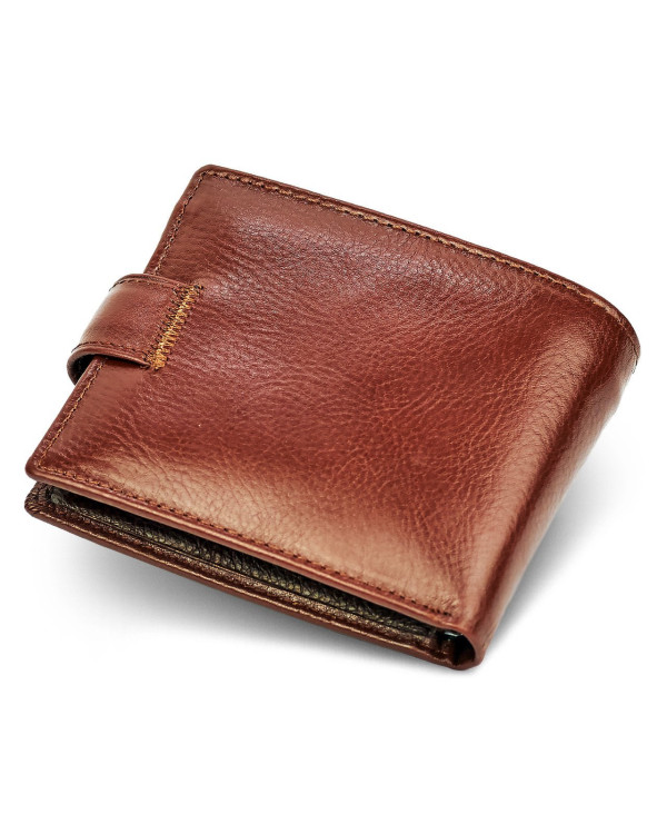 Чоловічий портмоне з натуральної шкіри ST Leather B104 Коричневий