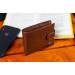 Чоловічий портмоне з натуральної шкіри ST Leather B104 Коричневий