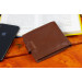 Чоловічий портмоне з натуральної шкіри ST Leather B104 Коричневий