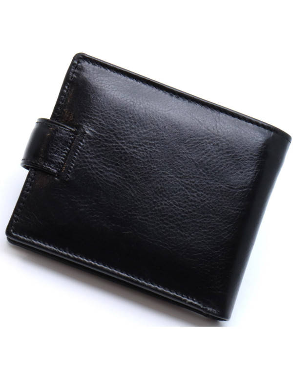 Стильне шкіряне портмоне ST Leather В 103 Чорний