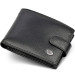 Класичне чоловіче портмоне з натуральної шкіри ST Leather ST102 Чорний