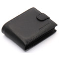 Чорне чоловіче портмоне з натуральної шкіри із візитницею Marco Coverna MC-2057-1