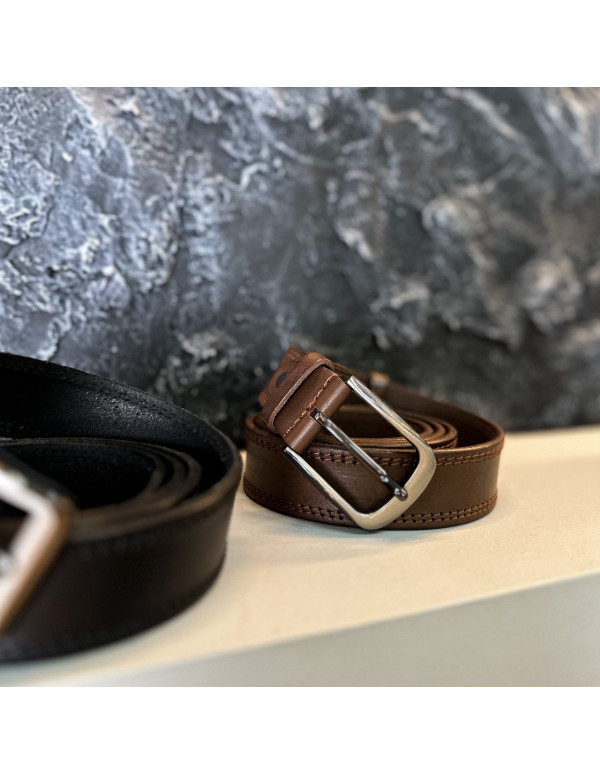 Чоловічий шкіряний ремінь
