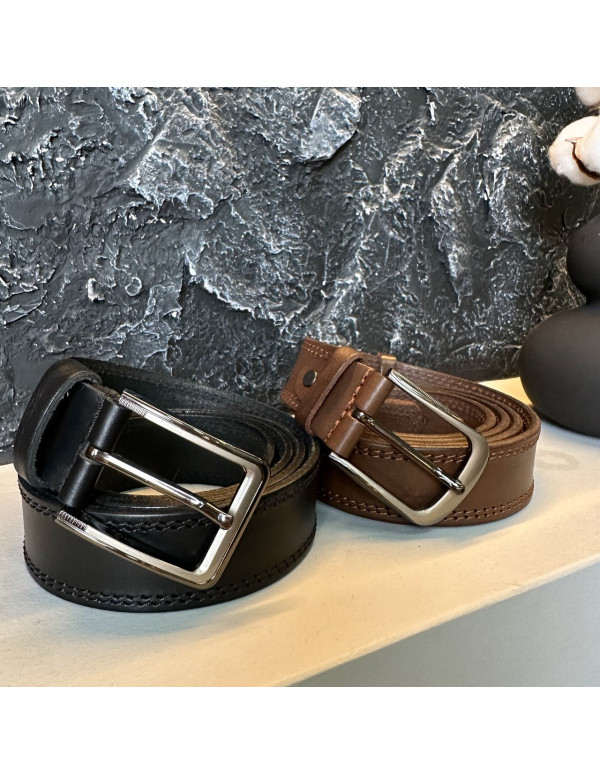 Чоловічий шкіряний ремінь