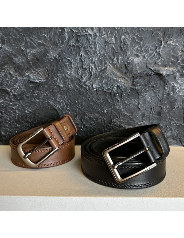 Чоловічий шкіряний ремінь