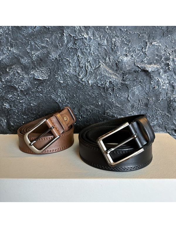 Чоловічий шкіряний ремінь