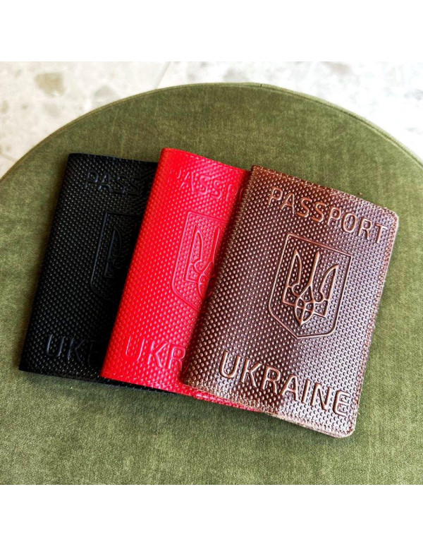 Стильні шкіряні обкладинки для паспорта