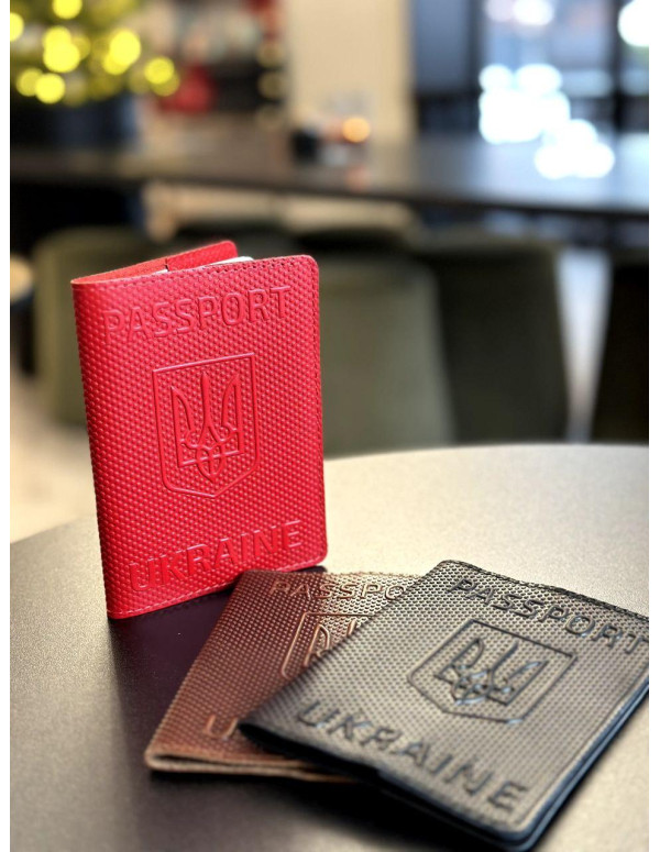 Стильні шкіряні обкладинки для паспорта