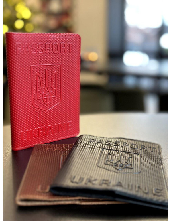 Стильні шкіряні обкладинки для паспорта