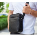 Чоловіча сумка-месенджер Sulmona, чорного кольору