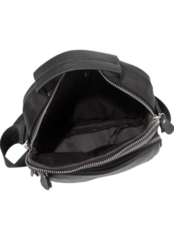 Чоловічий шкіряний месенджер Formia, чорний