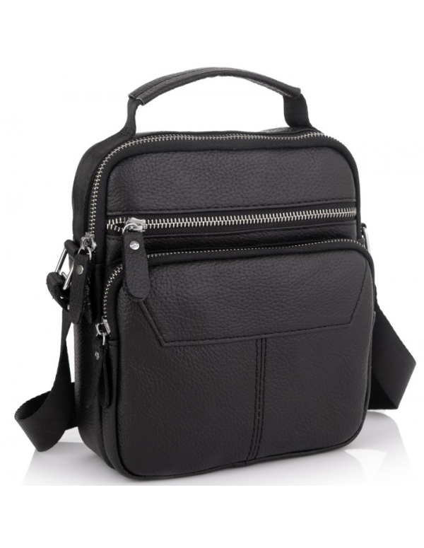 Чоловіча чорна сумка-барсетка Brindisi чорна
