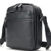 Шкіряна чоловіча сумка планшет через плече Matera, чорна