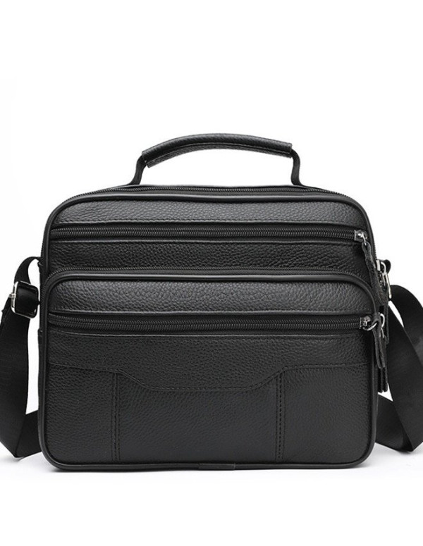 Чоловіча барсетка з ручкою Modica, чорна