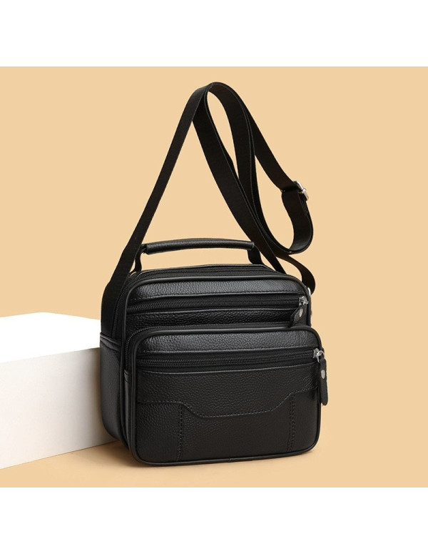 Чоловіча шкіряна сумка-барсетка Milan, чорна