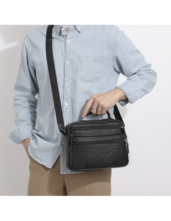 Чоловіча барсетка з ручкою Modica, чорна