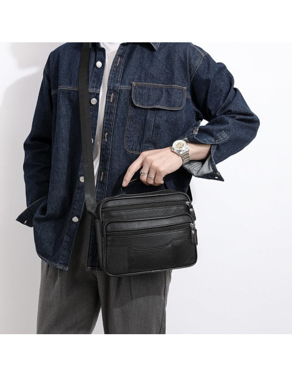 Чоловіча барсетка з ручкою Modica, чорна