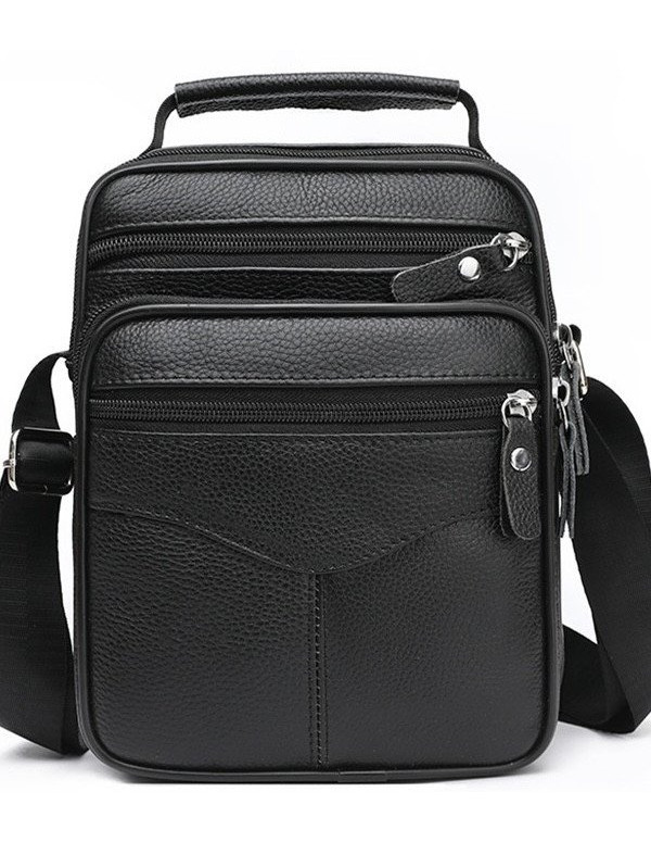 Чоловіча барсетка через плече Dalmin, чорна