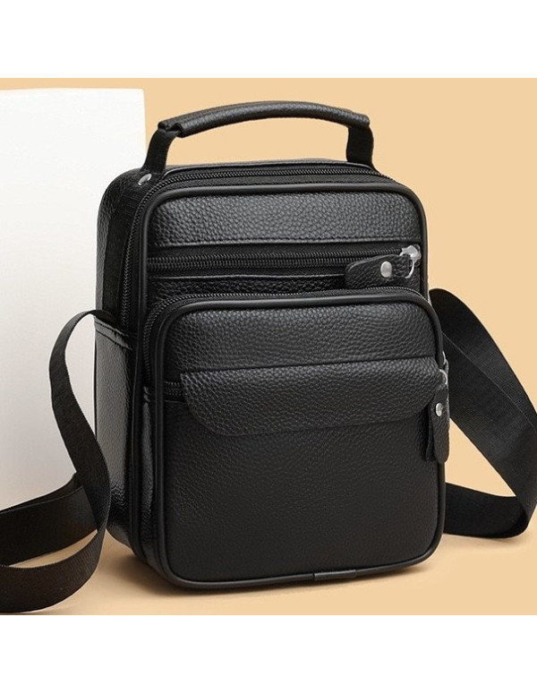 Чоловіча шкіряна сумка планшет Lodi чорна 