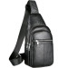 Чоловіча сумка-слінг шкіряна Andria, чорна
