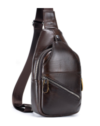 Сумка-слінг чоловіча Tonto,коричнева
