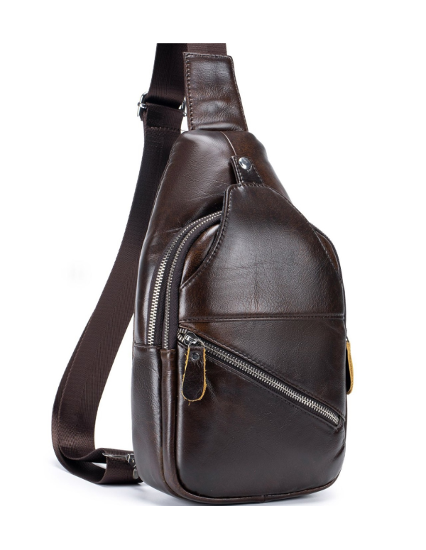 Сумка-слінг чоловіча Tonto,коричнева