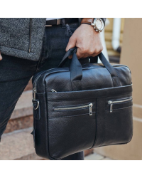 Чоловіча сумка для ноутбука та документів Grav, чорний