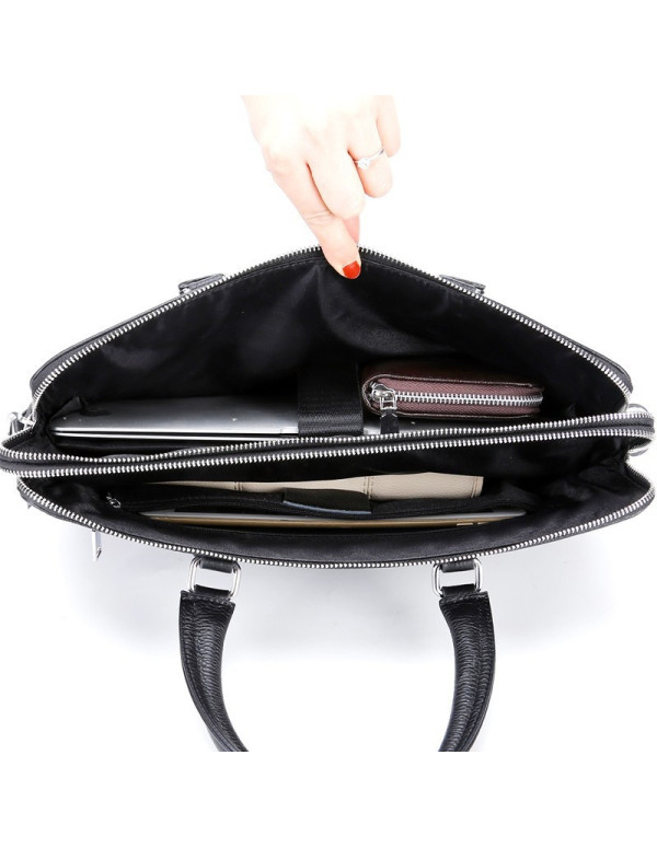 Шкіряний портфель для роботи  Targon,чорний