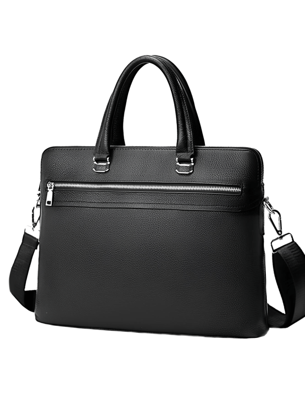 Шкіряний портфель для роботи  Targon,чорний